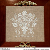 Bride's Bouquet  cross stitch pattern by Lili Soleil Designs