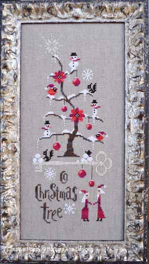 O Christmas Tree cross stitch pattern by Barbara Ana designs