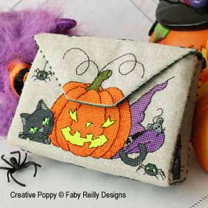Halloween Purse cross stitch pattern by Faby Reilly
