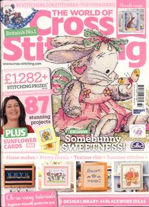 As featured in The World of Cross Stitching magazine issue 231 on sale July 2015