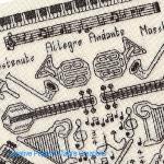 see all cross stitch patterns related to Music