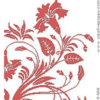 Garofano Selvatico - cross stitch pattern - by Alessandra Adelaide Needleworks (zoom 1)