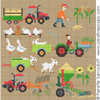 On the farm (small pattern)