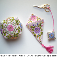 <b>Meadow flowers Collection</b><br>cross stitch pattern<br>by <b>Marie-Anne Réthoret-Mélin</b>