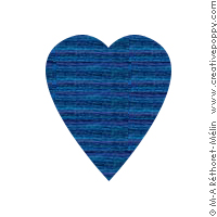Colors I love Deep Blue Scissor case - cross stitch pattern - by Marie-Anne Réthoret-Mélin (zoom 4)