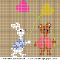 Baby is one - cross stitch pattern - by Perrette Samouiloff (zoom 3)
