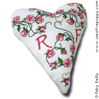 <b>Sweet roses Sampler 3/3</b><br>cross stitch pattern<br>by <b>Faby Reilly Designs</b>