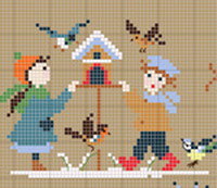 Perrette Samouiloff - Happy Childhood Collection : Winter (cross stitch chart)