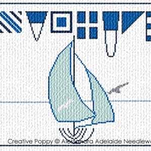 Alessandra Adelaide Needlework - sea banner 2  (cross stitch) (zoom1)