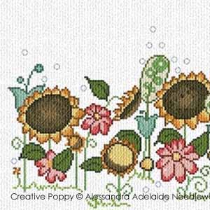 Alessandra Adelaide Needlework - Summer corner (cross stitch pattern)