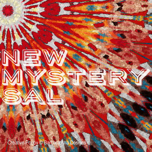 Starwoman Mystery chart SAL cross stitch pattern by Barbara Ana Designs