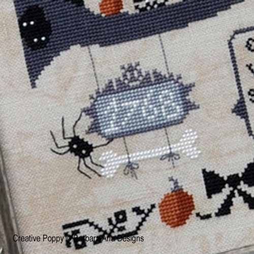 Barbara Ana - The branch: Come with me All Hallows night (cross stitch pattern chart) (zoom3)