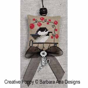 Barbara Ana - Chirpy (since...) & Scissor Fob (cross stitch pattern ) (zoom 5)