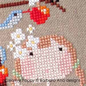 An Apple a Day - cross stitch pattern - by Barbara Ana Designs (zoom 1)