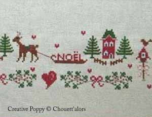 Whoo, Whoo... Christmas is Coming soon! Cross stitch pattern (zoom 4)