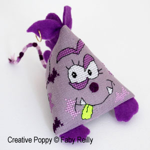 Batty  Buddy Bug cross stitch pattern by Faby Reilly