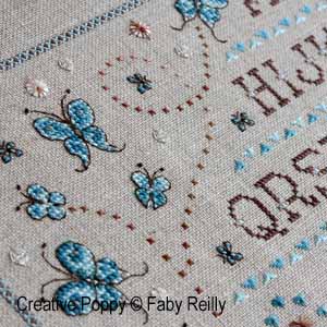 Faby Reilly - Butterfly sampler (cross stitch pattern ) (zoom 2)