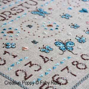 Faby Reilly - Butterfly sampler (cross stitch pattern ) (zoom3)