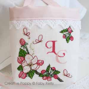 Faby Reilly - Apple blossom Ort-bag (cross stitch pattern ) (zoom 2)