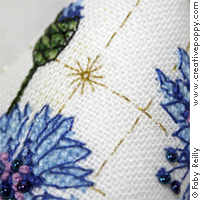 Cornflower humbug - cross stitch pattern - by Faby Reilly Designs (zoom 2)
