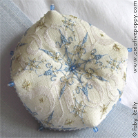 Frosty biscornu - cross stitch pattern - by Faby Reilly Designs (zoom 3)