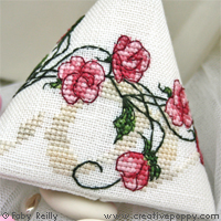 Sweet roses humbug - cross stitch pattern - by Faby Reilly Designs (zoom 1)