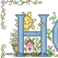 Welcome pattern to cross stitch by Gail Bussy (zoom1)