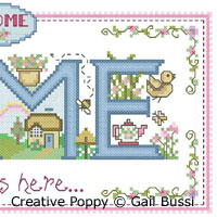 Welcome pattern to cross stitch by Gail Bussy (zoom3)