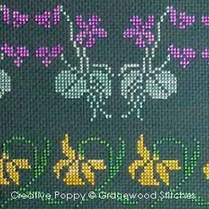 Gracewood Stitches - Glorious Spring  - cross stitch pattern (zoom1)
