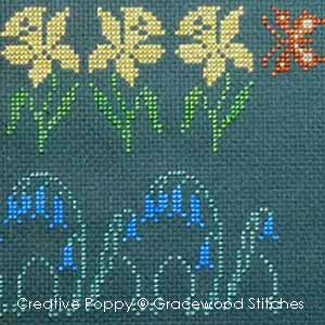 Gracewood Stitches - Glorious Spring  - cross stitch pattern (zoom 2)