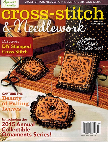 As featured in Cross stitch and Needlework magazine Fall 2015