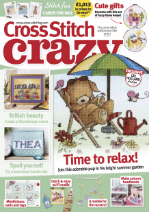 As featured in Cross Stitch Crazy magazine issue 255 on sale April/May 2019