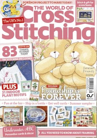As featured in The World of Cross stitching magazine issue 335 on sale June 2023
