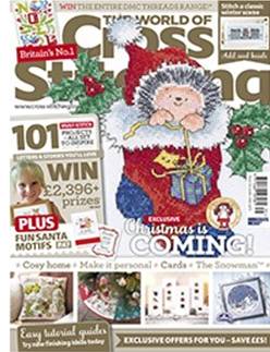 As featured in The World of Cross Stitch magazine issue 235 on sale November 2015