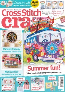 As featured in Cross Stitch Crazy magazine issue 243 on sale 243