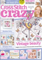 As featured in Cross stitch Crazy magazine issue 214 on sale February/March 2016