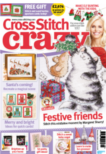As featured in Cross Stitch Crazy magazine issue 233 on sale November 2016