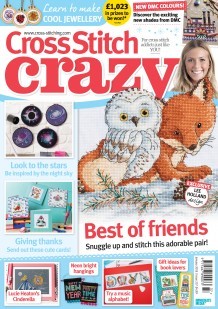 As featured in Cross stitch Crazy magazine issue 237 on sale December