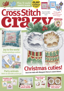 As featured in Cross stitch Crazy magazine issue 260 on sale September 2019