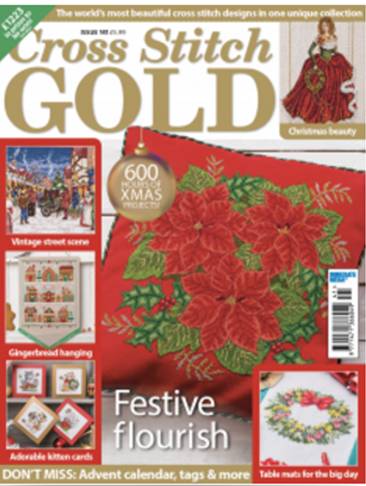 As featured in Cross Stitch Gold magazine issue 141 on sale September 2017