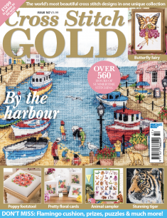 As featured in Cross Stitch Gold magazine issue 147 on sale May/June 2018