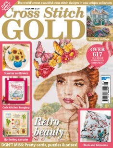 As featured in Cross stitch Gold magazine issue 148 on sale June/July 2018