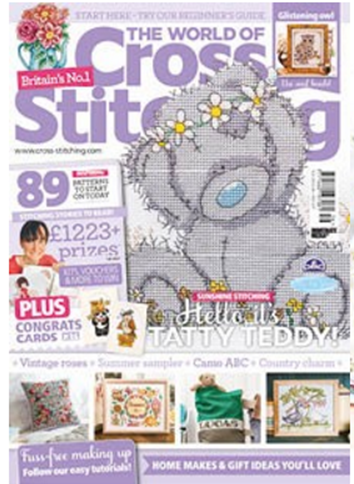 As featured in The World of Cross Stitching magazine issue 256 on sale June/July