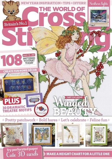 As featured in The World of Cross stitch magazine issue 302 on sale Dec 2020