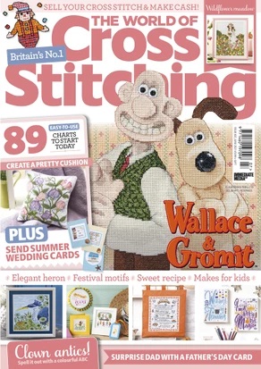 As featured in The World of Cross stitching magazine issue 307 on sale April/May 2021