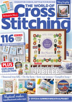 As featured in The World of Cross stitching magazine issue 320 on sale April/May 2022