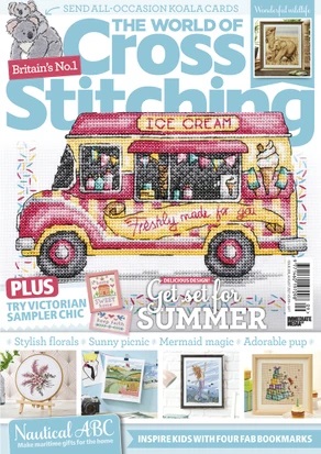 As featured in The World of Cross stitching magazine issue 309 on sale June/July 2021
