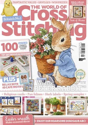 As featured in The World of Cross stitching magazine issue 305 on sale February - March 2021