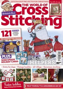 As featured in The World of Cross stitching magazine issue 313 on sale October - November 2021
