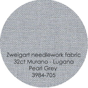 32 ct. Pearl Grey (705) Lugana - Murano from Zweigart 